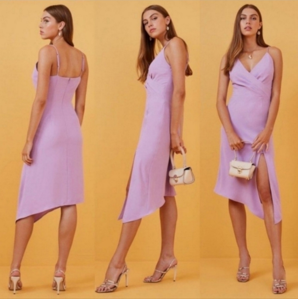 Finders Keepers Lavender Midi Dress